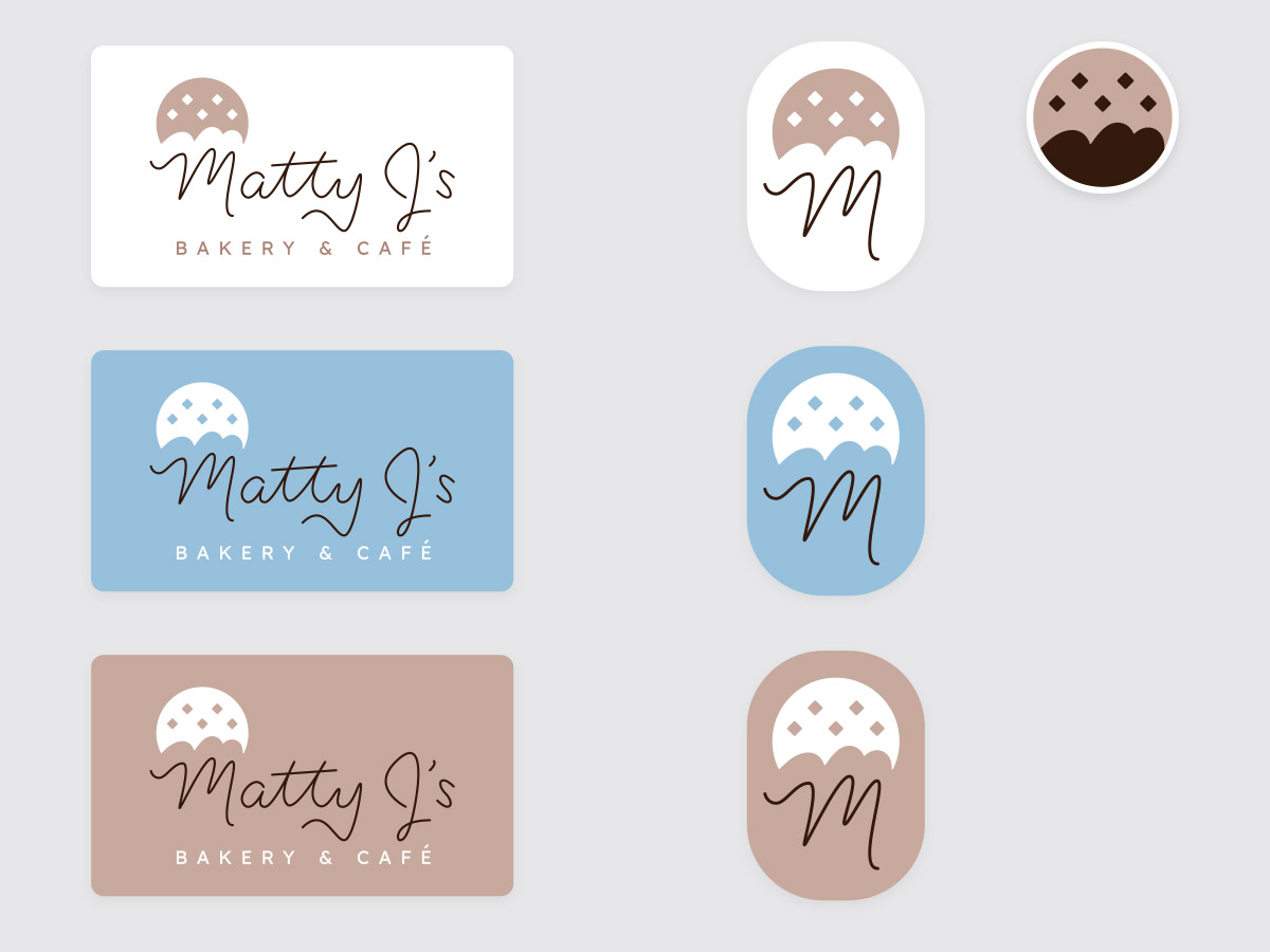 Sophia Adalaine || Matty Jâ€™s Bakery new logo monograms