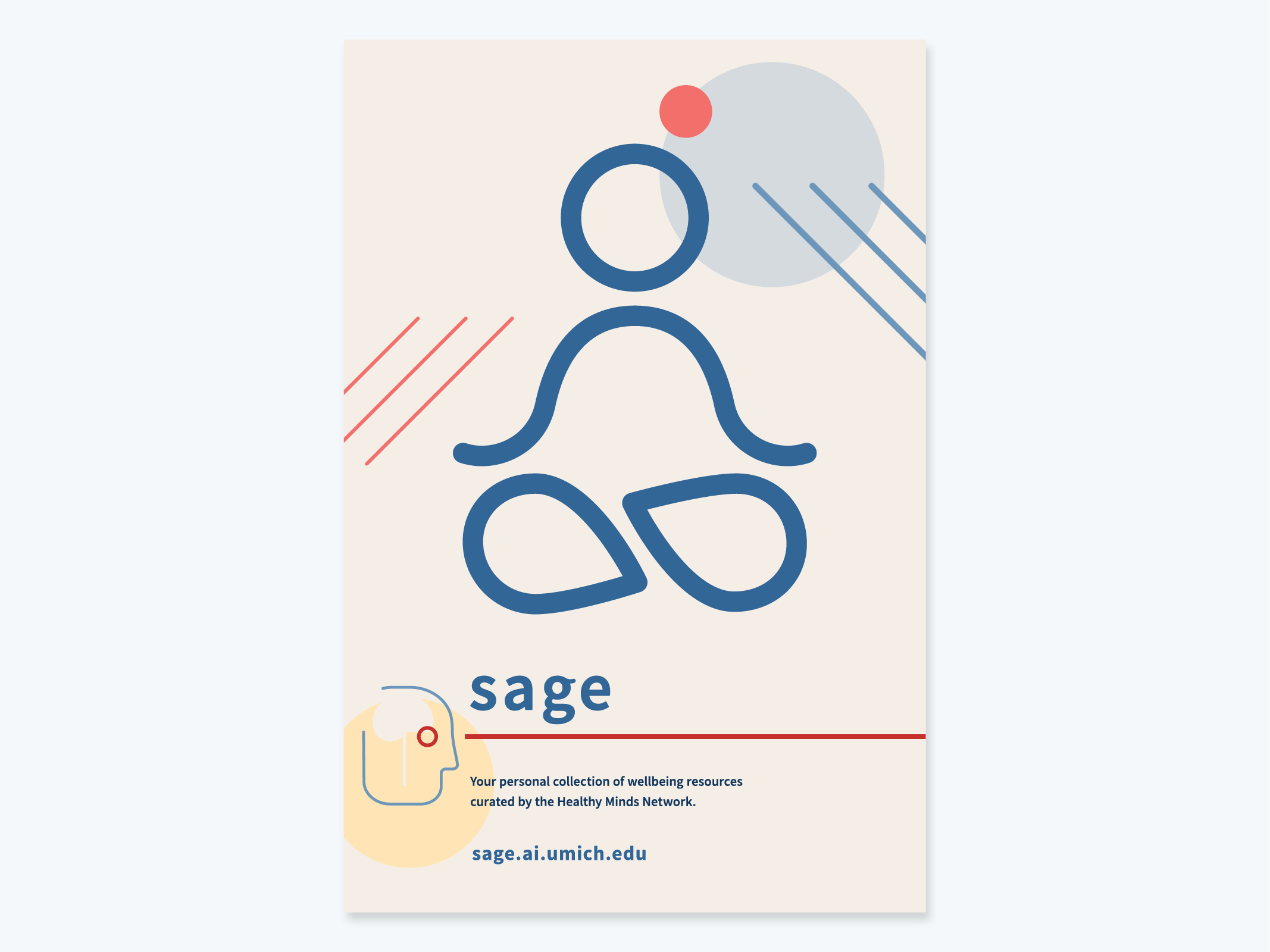 promotional poster for the Sage platform