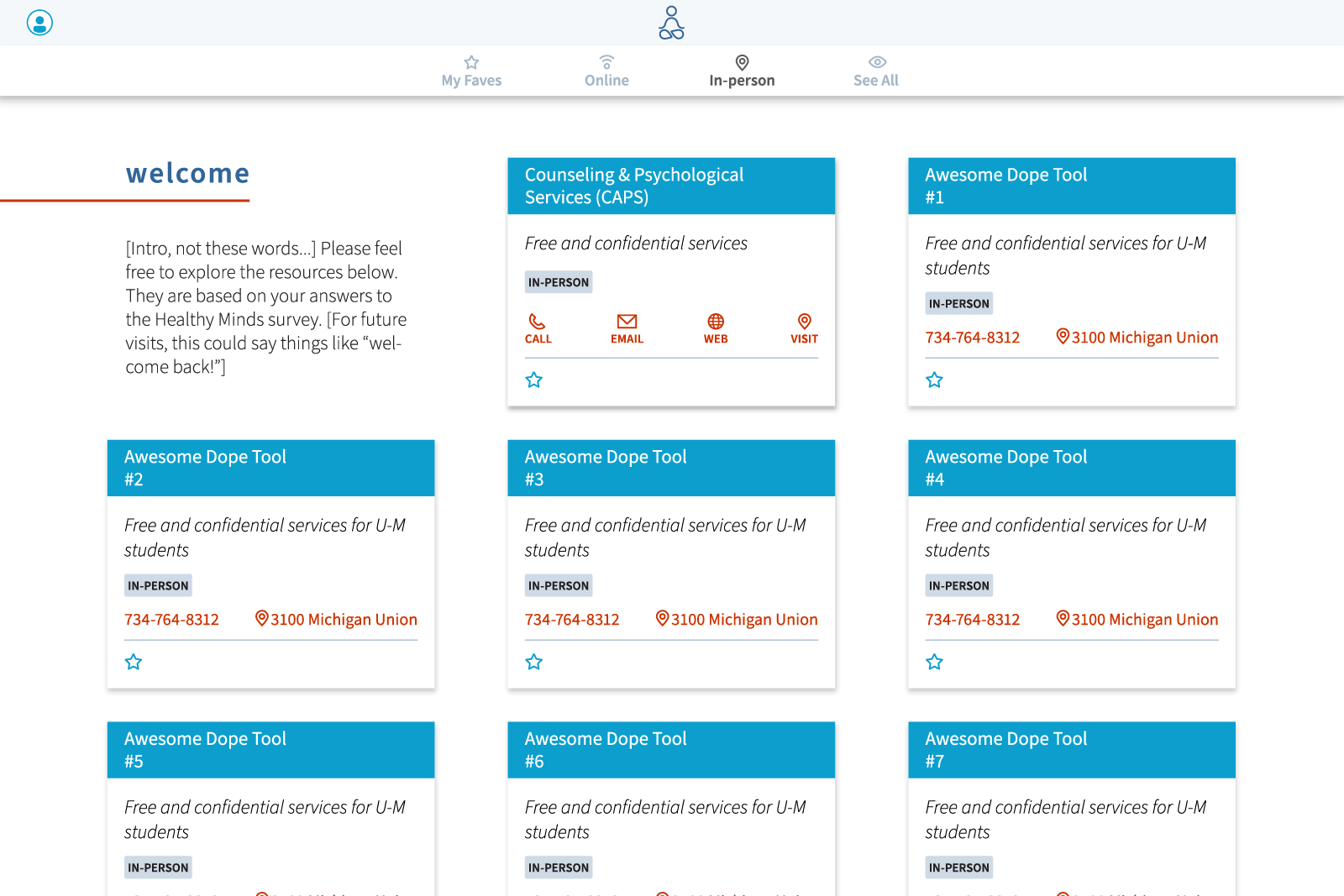 Sage platform UI on desktop