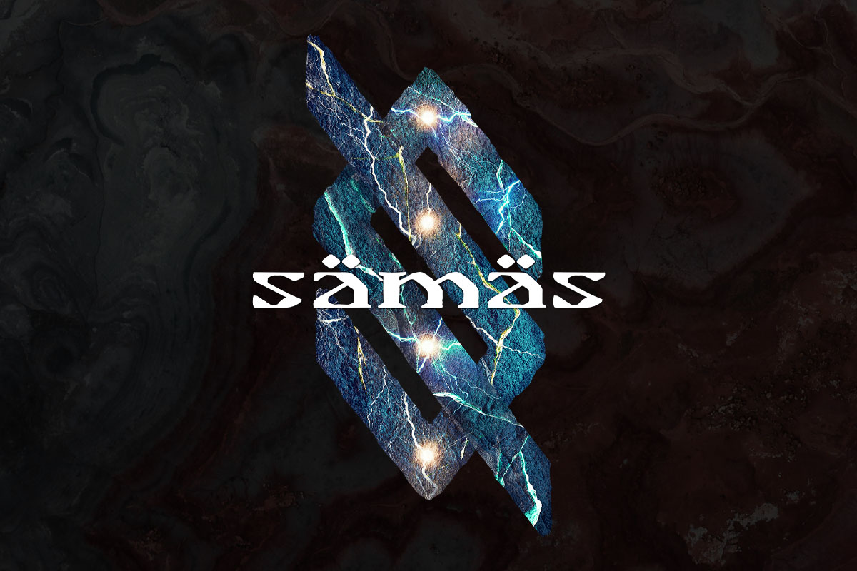 front cover art for Strangers and Familiars created for samas’ double album release