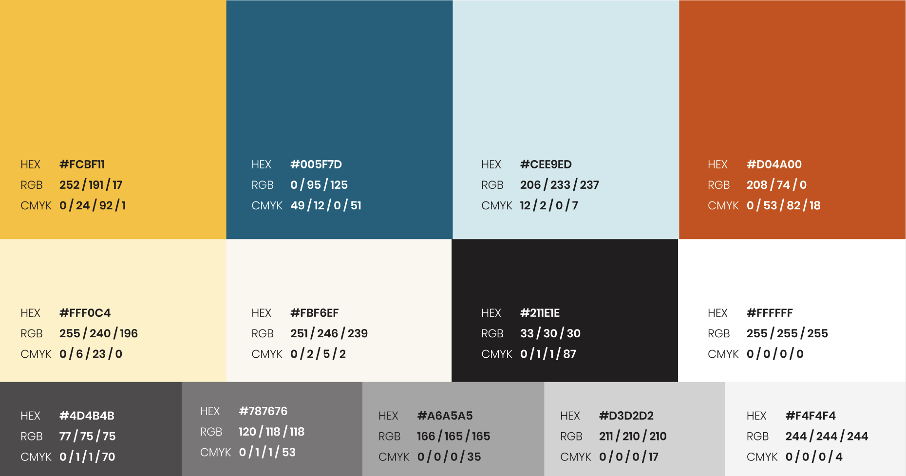 brand color palette for Solar Collective